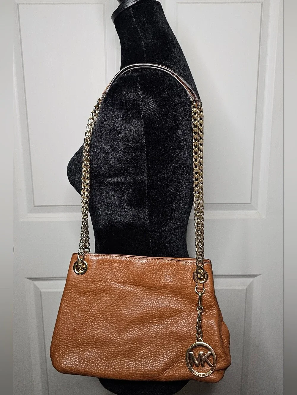Michael Kors Brown Leather Shoulder Bag